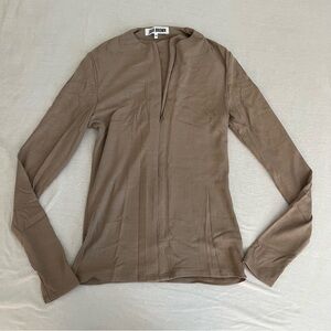 Joah Brown Long Sleeve Zip